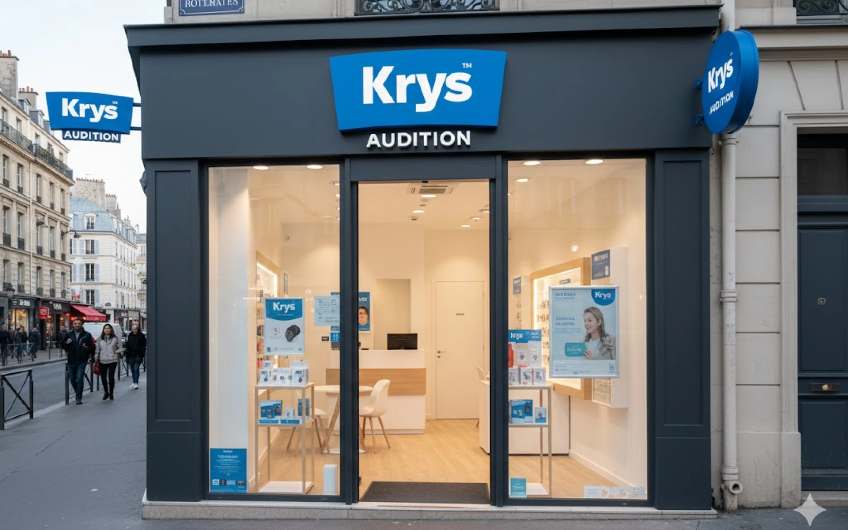   Accueil du centre KRYS AUDITION
